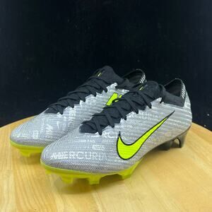 Nike Zoom Vapor 15 Elite XXV FG Metallic Silver FB8395 060 Men Size 6.5/ Women 8